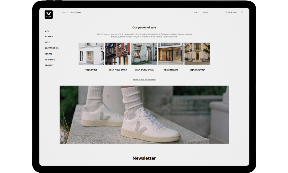 veja store key features