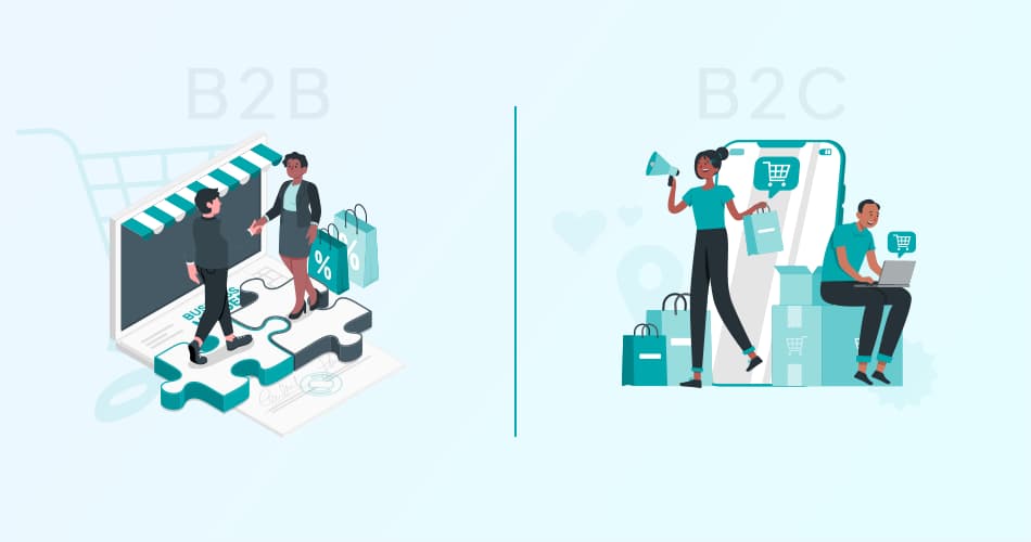 b2b vs b2c ecommerce